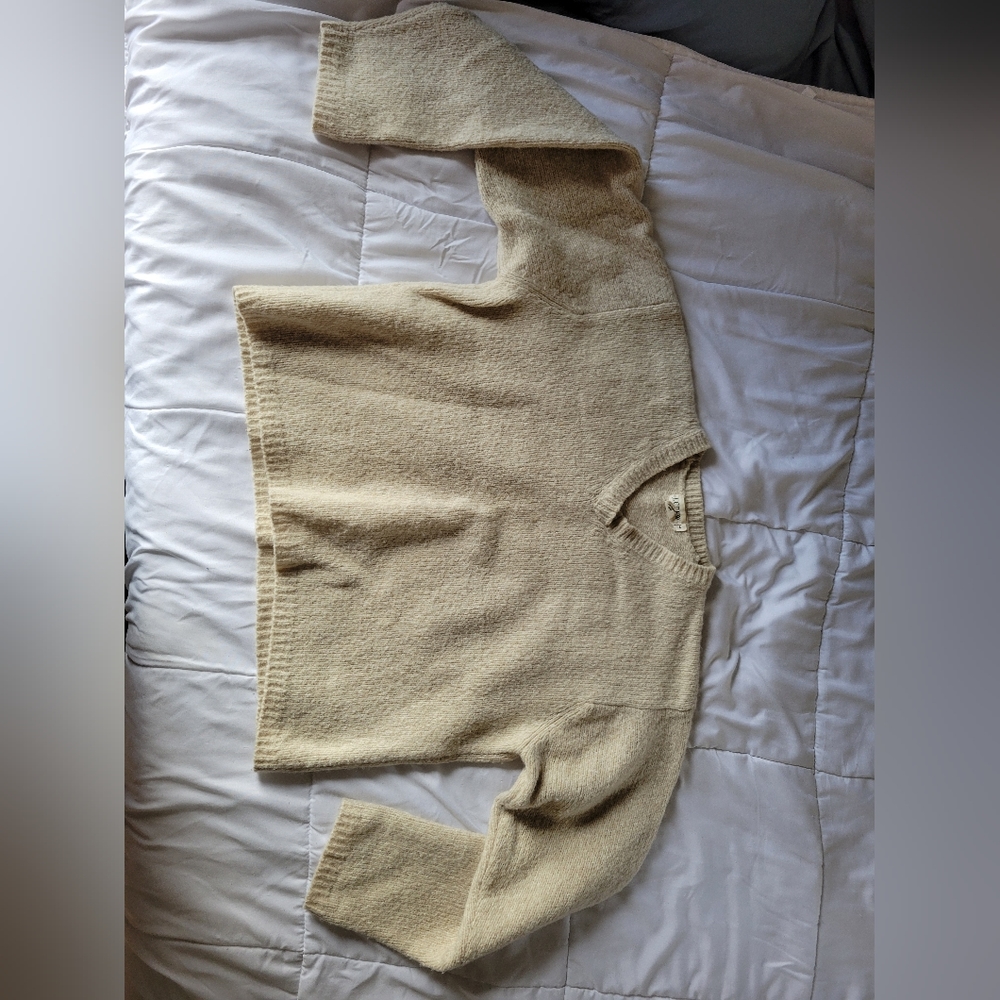 J. Crew Vintage Cream Crop Sweater